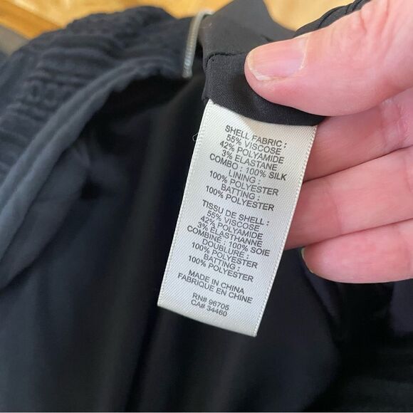 Rebecca Taylor Texture Knit Zip Front Fitted Silk Blend Jacket - Picture 10 of 10